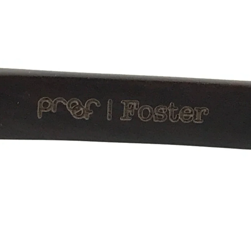 Proof Foster Eyeglasses Frames The World Awaits Brown Blue w/ Clip On Lenses